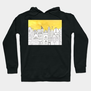 Yellow small town Hoodie